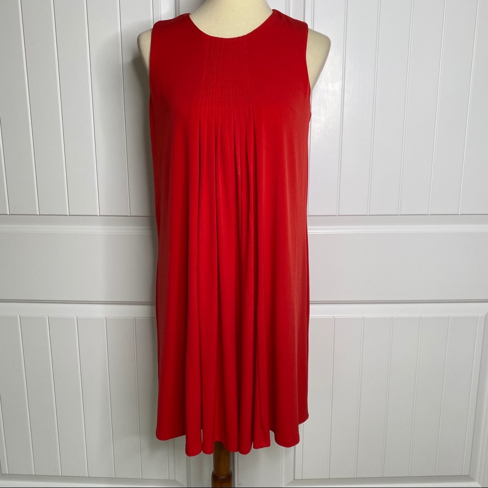 Calvin Klein sleeveless red dress size 6